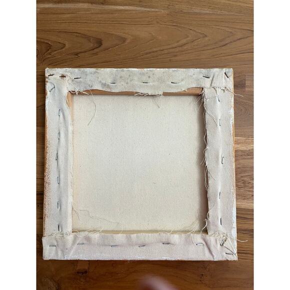 Acrylic Canvas Paintings Breakfast Eggs Sunny Side‎ Set of 2 12X12 Hand Painting - Picture 11 of 12